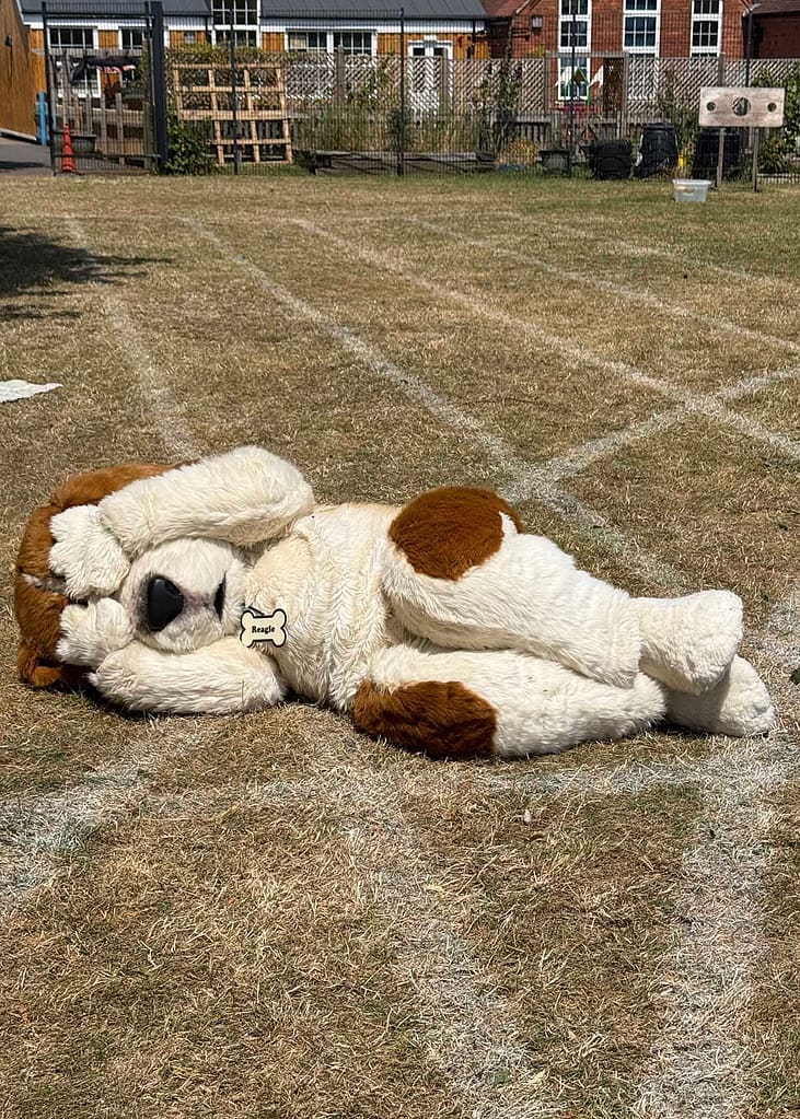 realistic beagle character costume hire for brand activations and events uk and usa