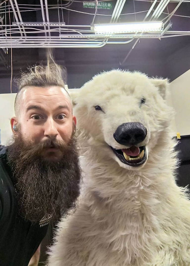 Frostbite realistic polar bear character ready for a modern production