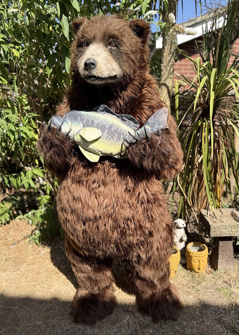 realistic brown bear costume available for hire in manchester london ny and los angeles